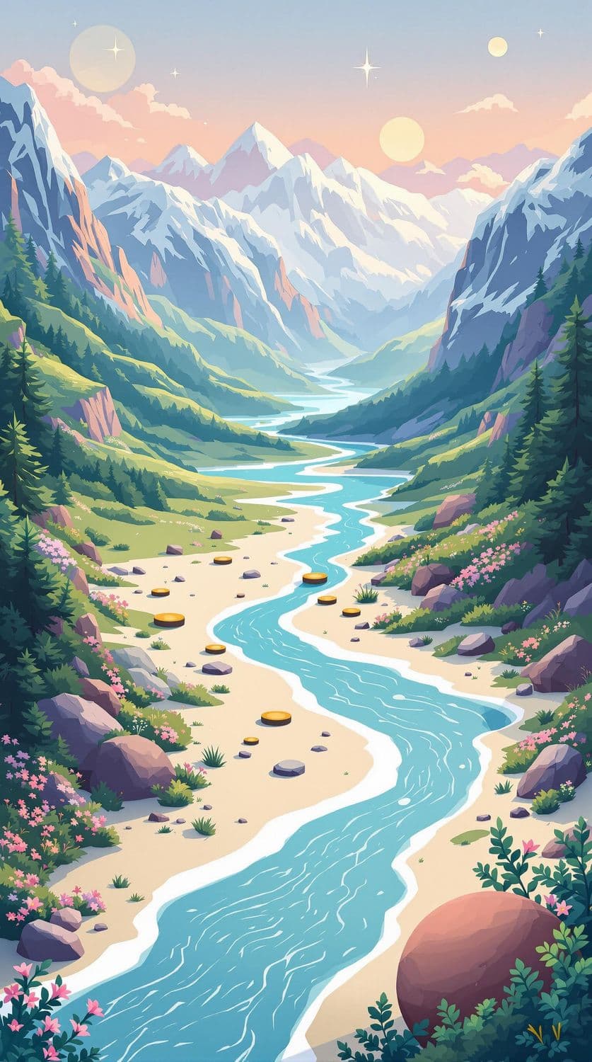 Tranquil Mountain Valley