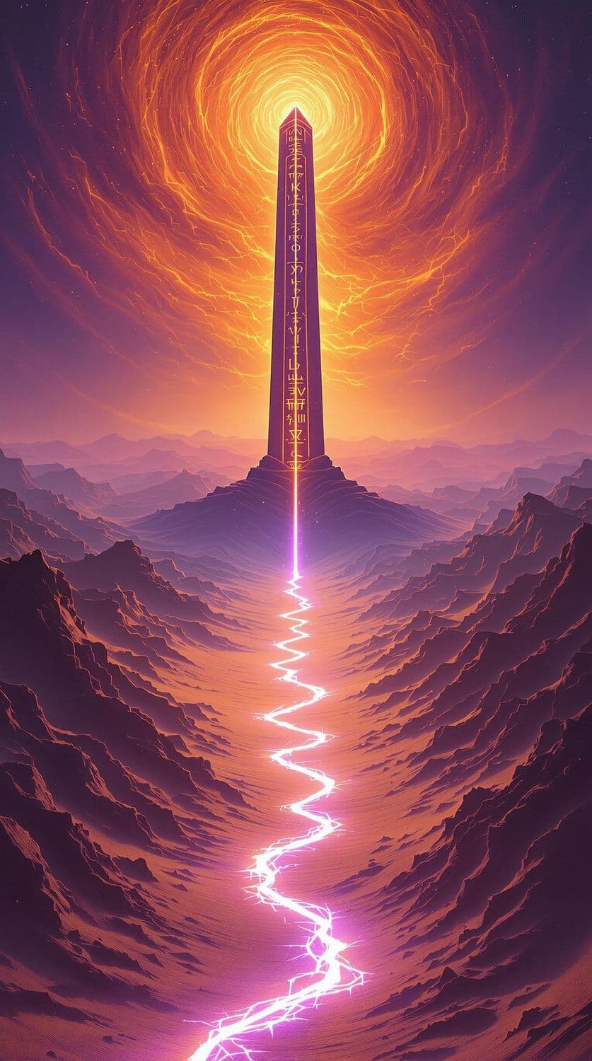 Mystical Desert Twilight