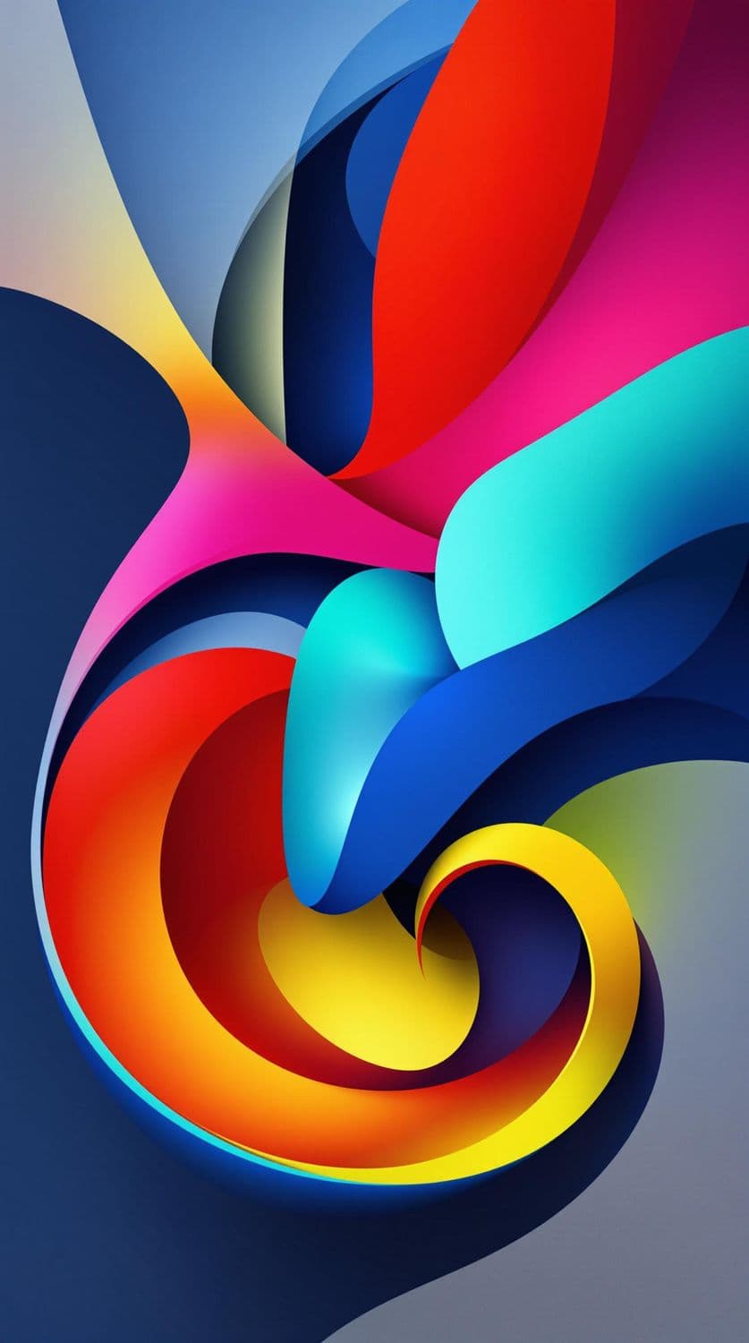 Geometric Dance of Hues