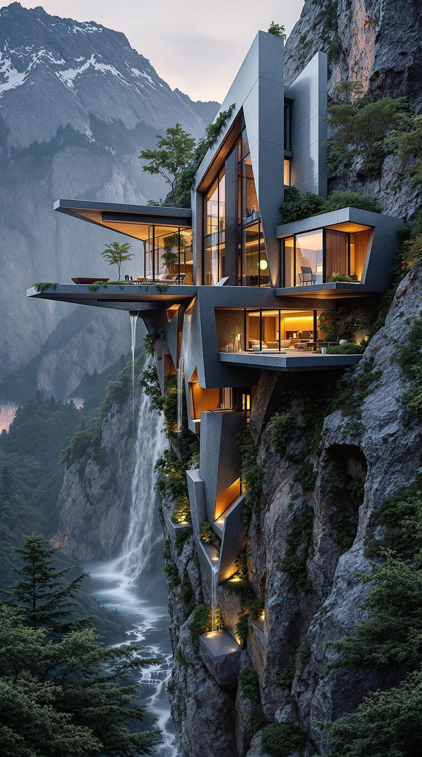 Avant-Garde Mountain Retreat