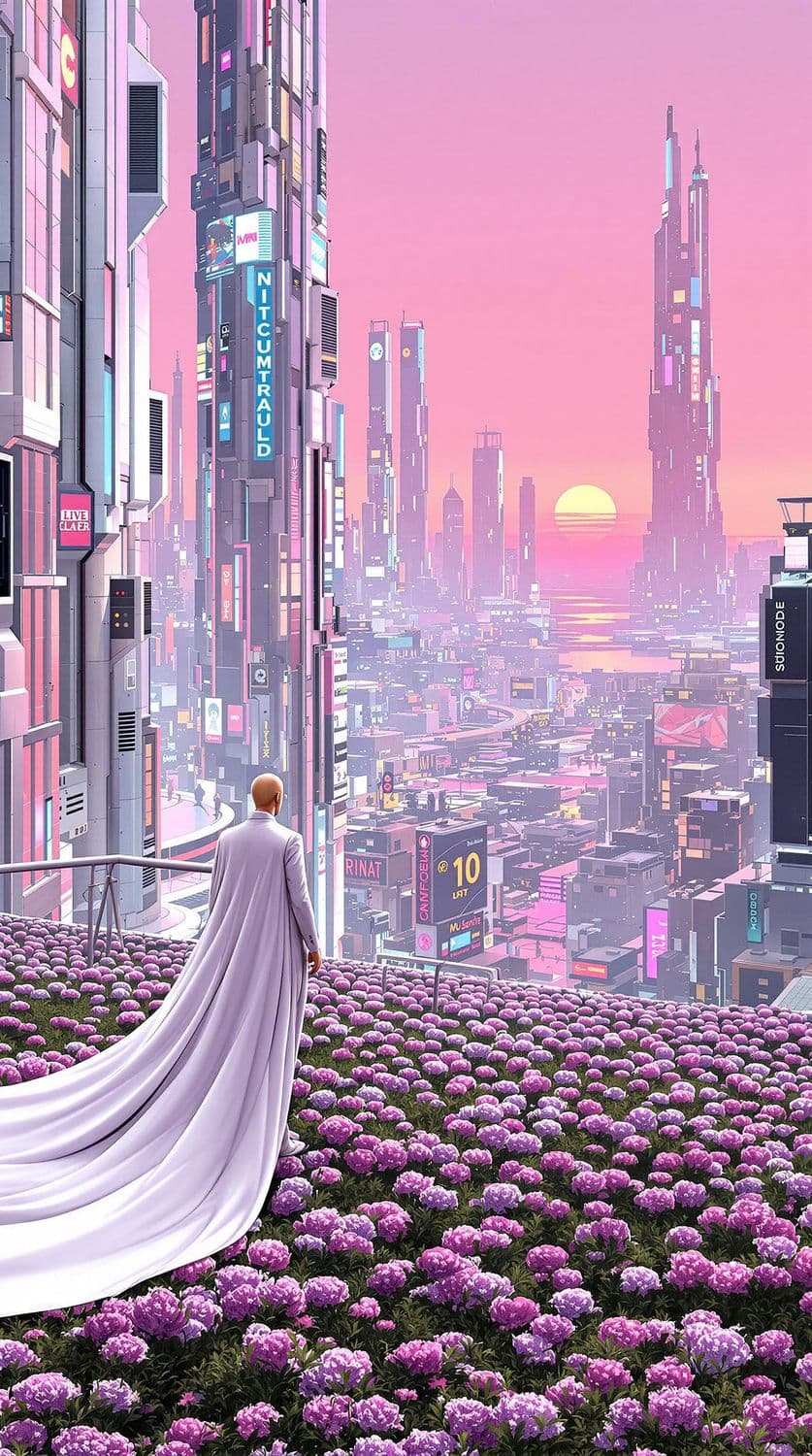 Futuristic Urban Oasis