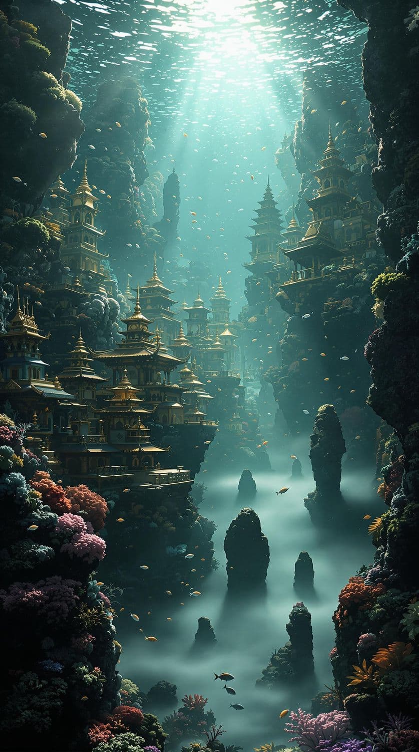 Submerged Thai Cityscape