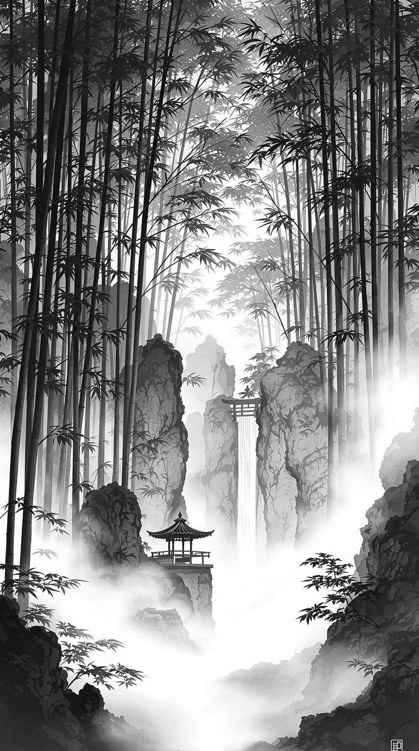 Mystical Bamboo Grove