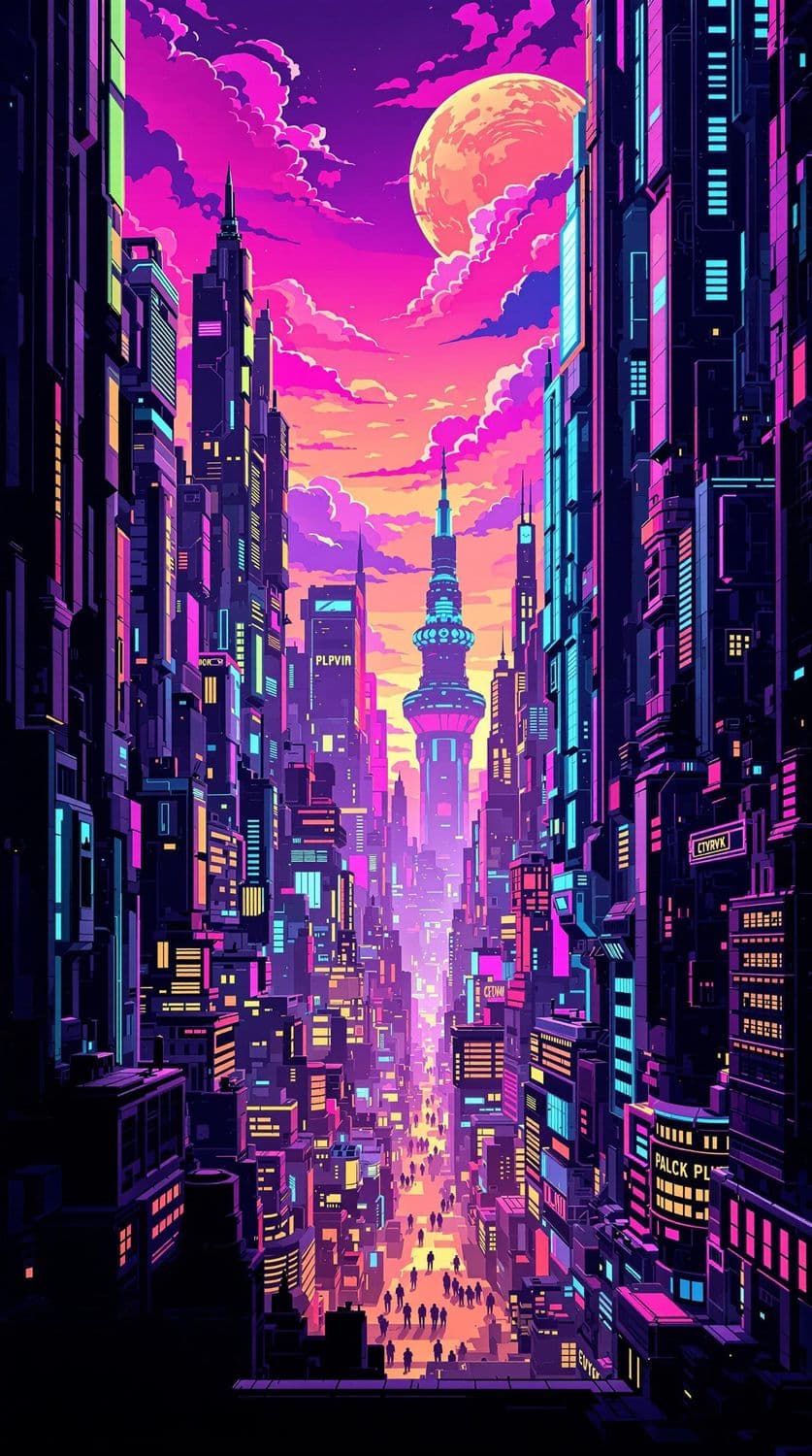 Dawn of the Neon City