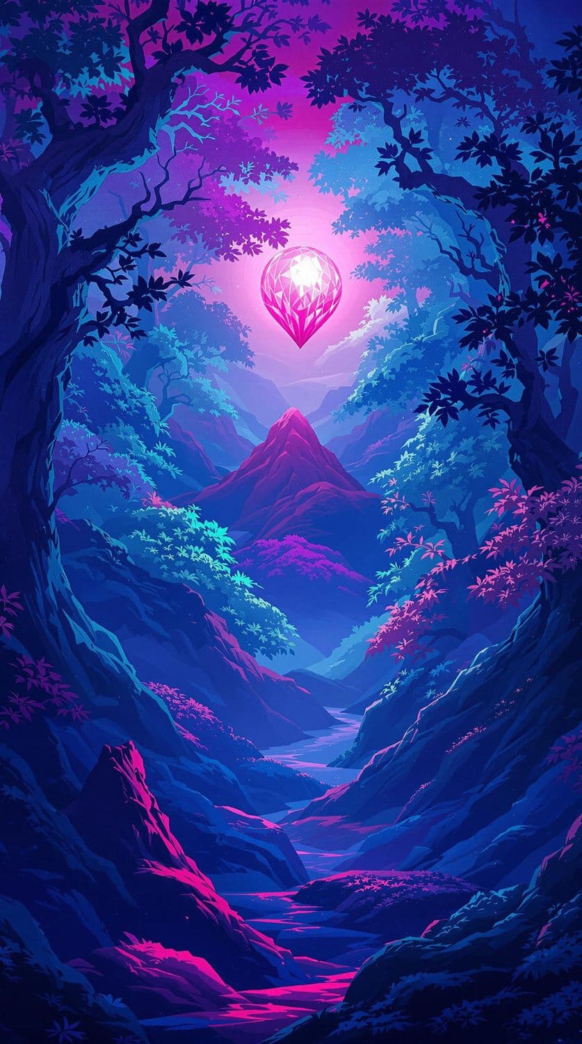 Mystical Twilight Forest