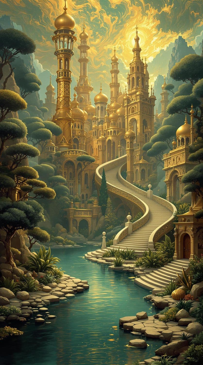 Golden Fantasy City