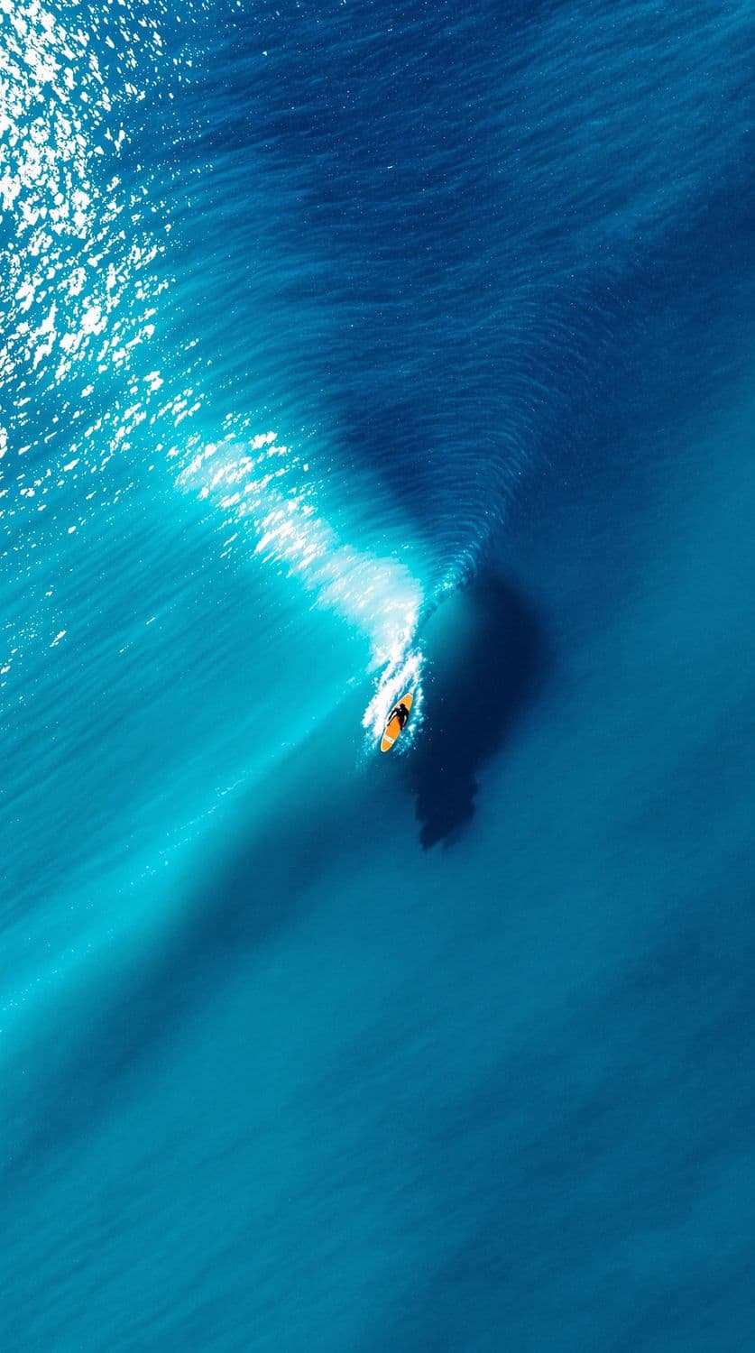 Azure Surfing Thrill