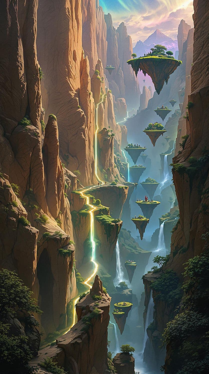 Aurora Canyon of Light