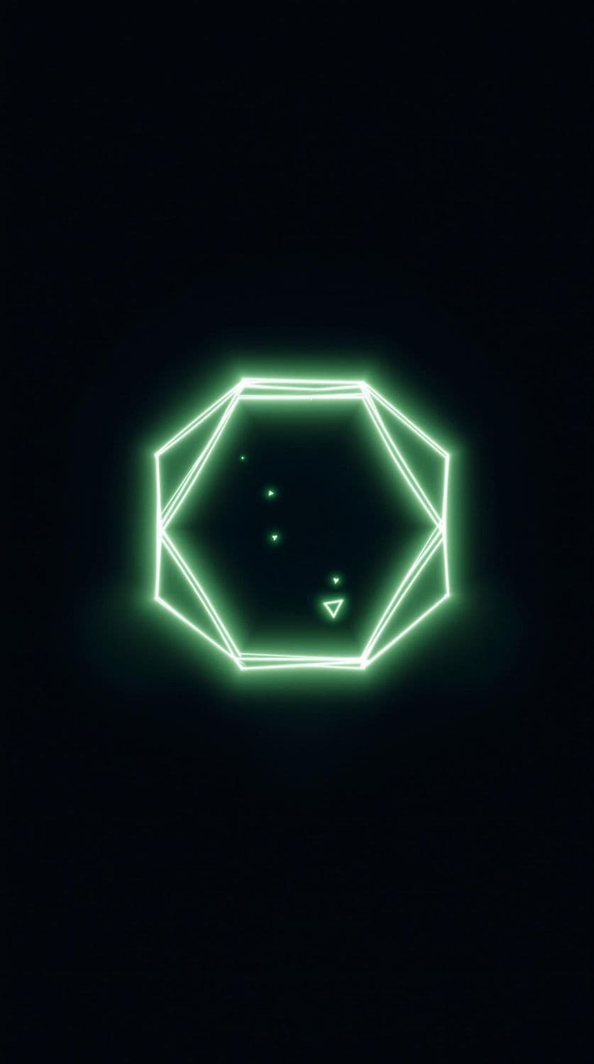 Radiant Octagon in Nebula Tones