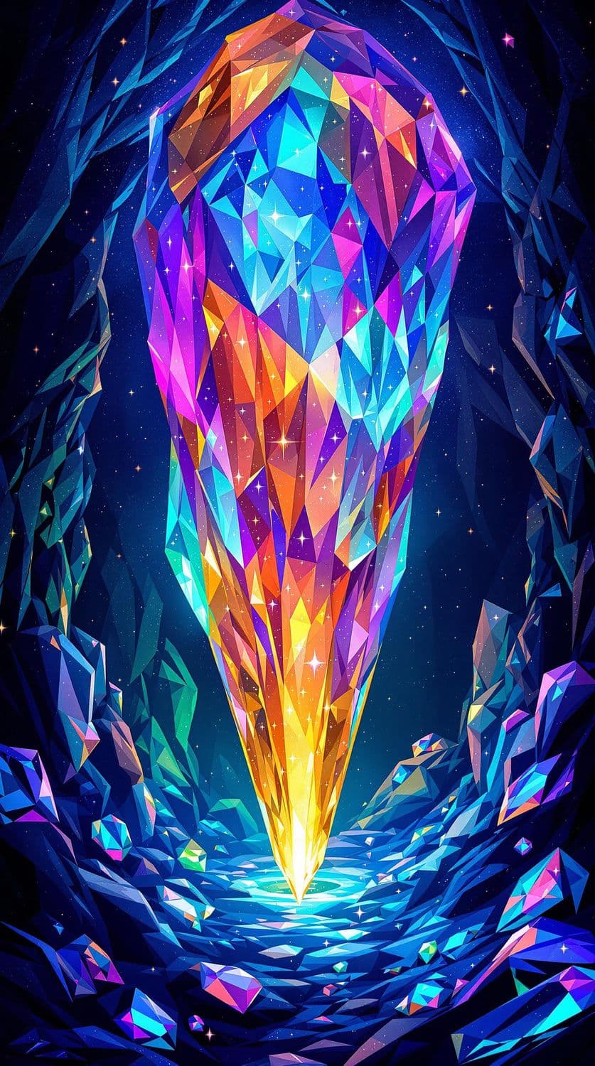 Luminous Crystal Cavern