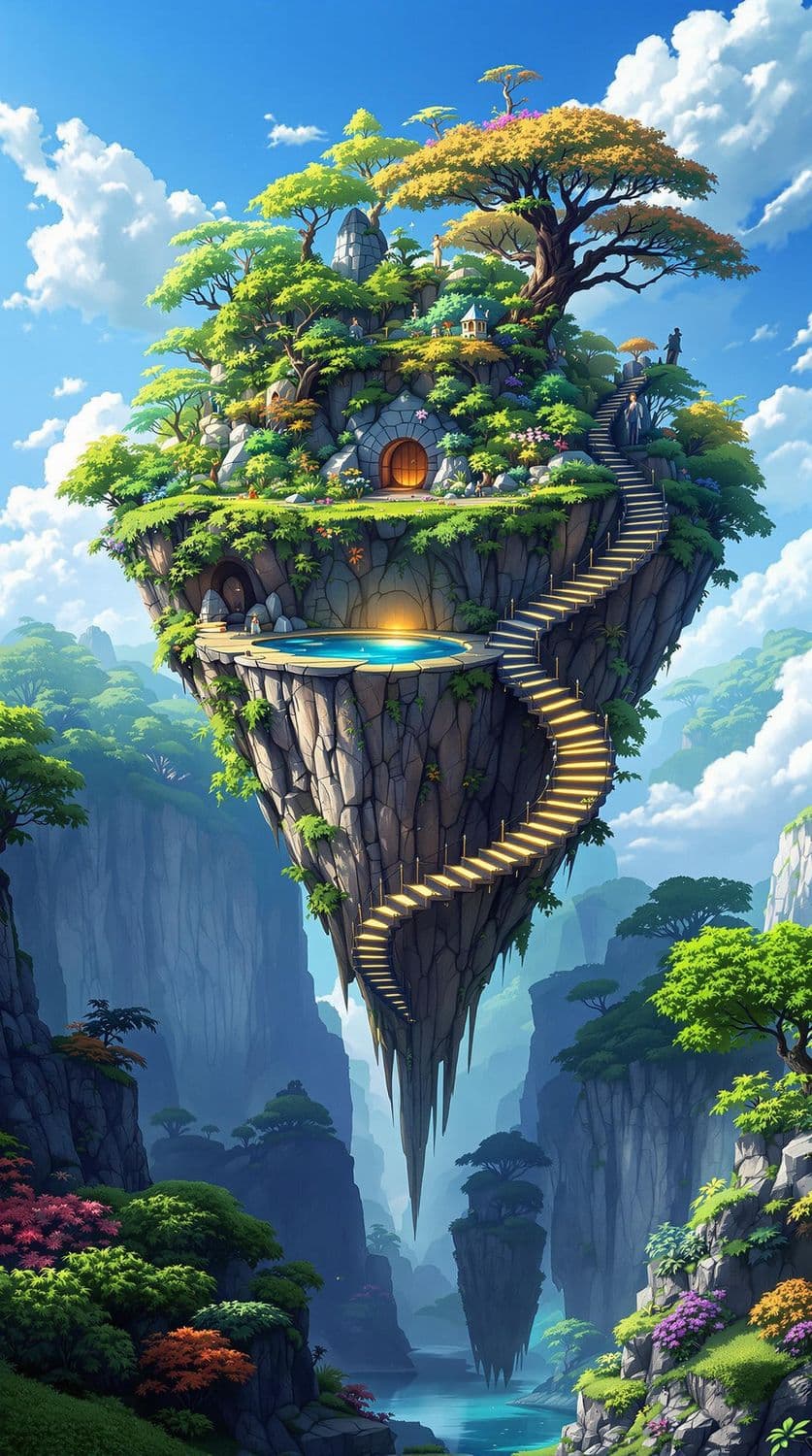 Floating Island in the Sky