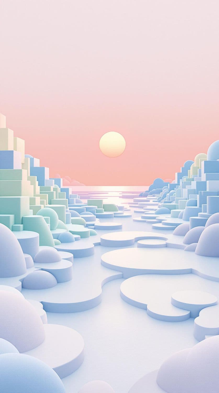 Surreal Seascape at Moonrise