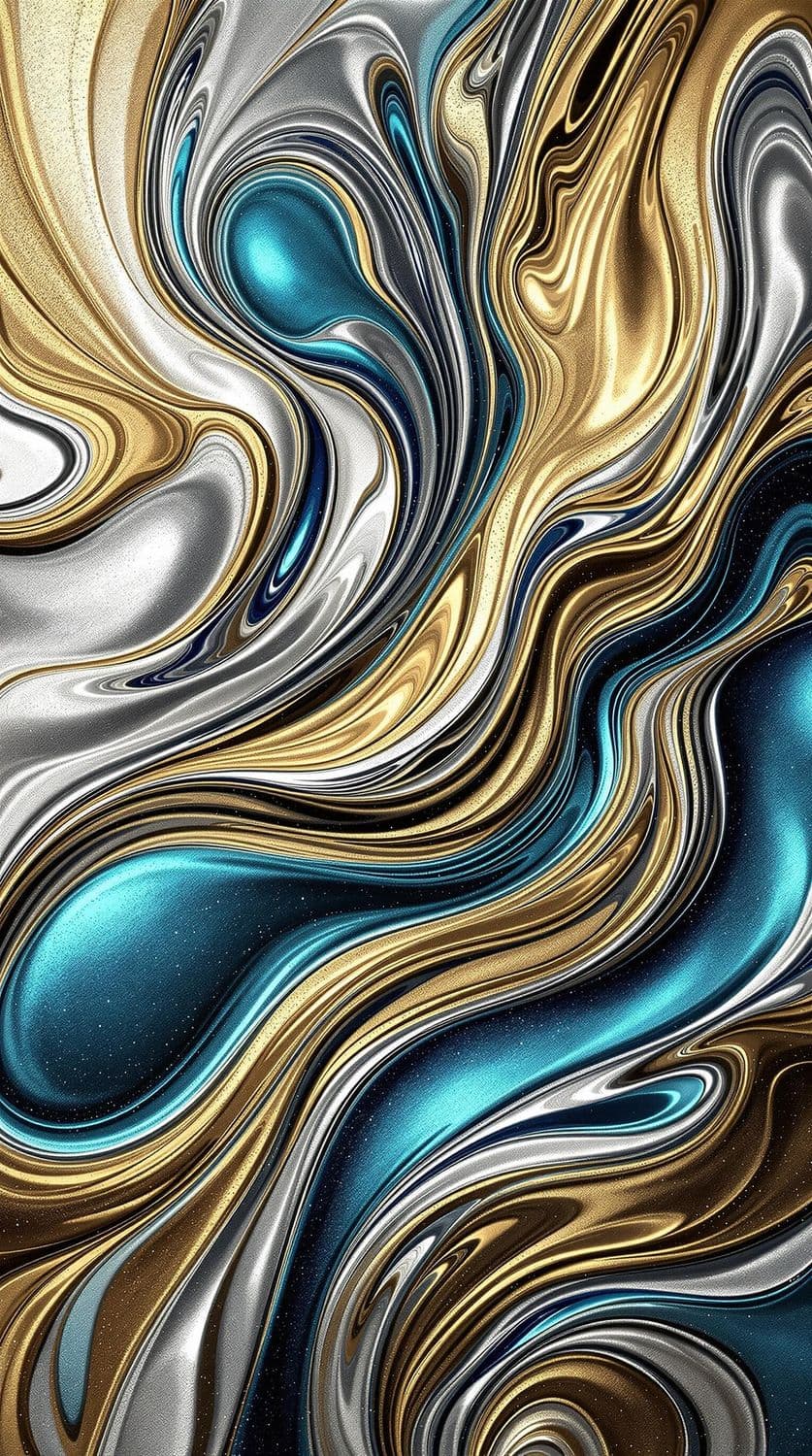 Ethereal Metallic Waves