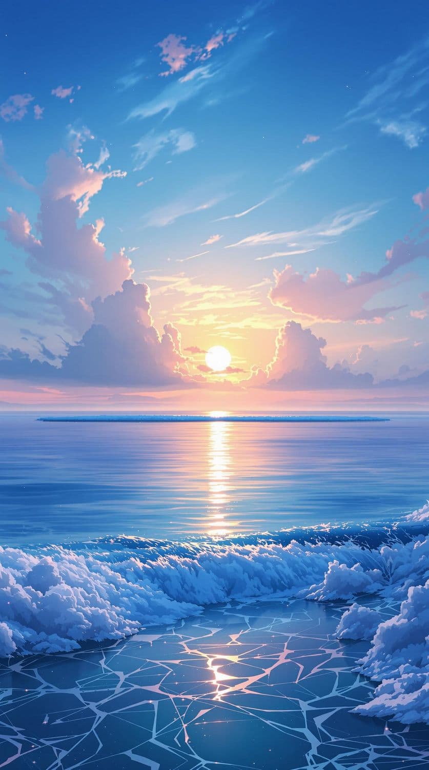 Golden Dawn Over Tranquil Lake