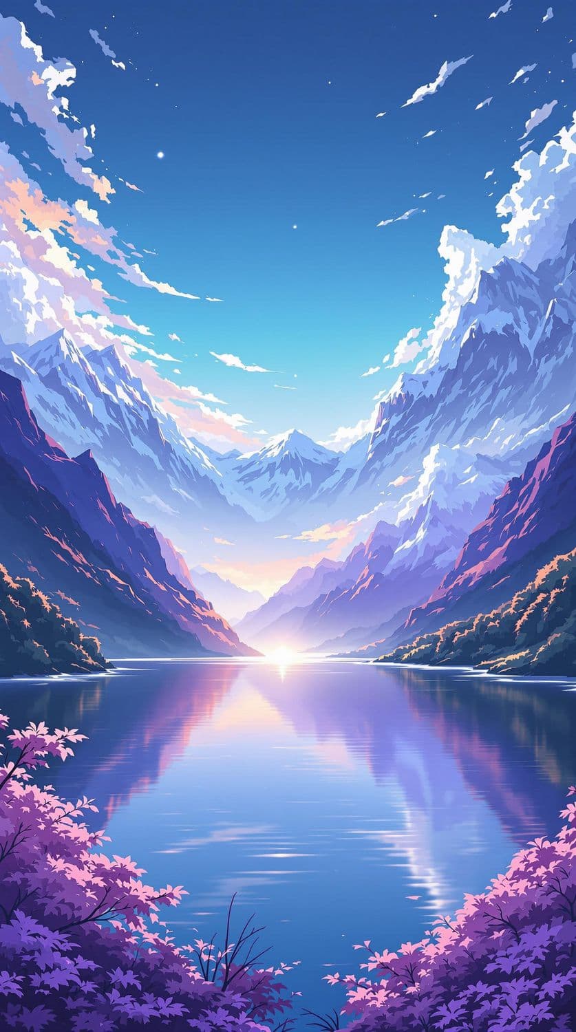 Dawn at Mountain Lake