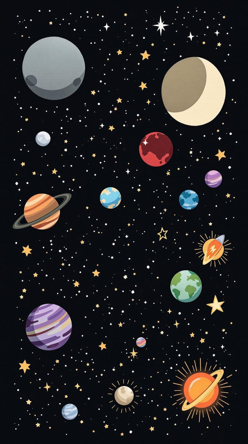 Enchanting Space Illustration