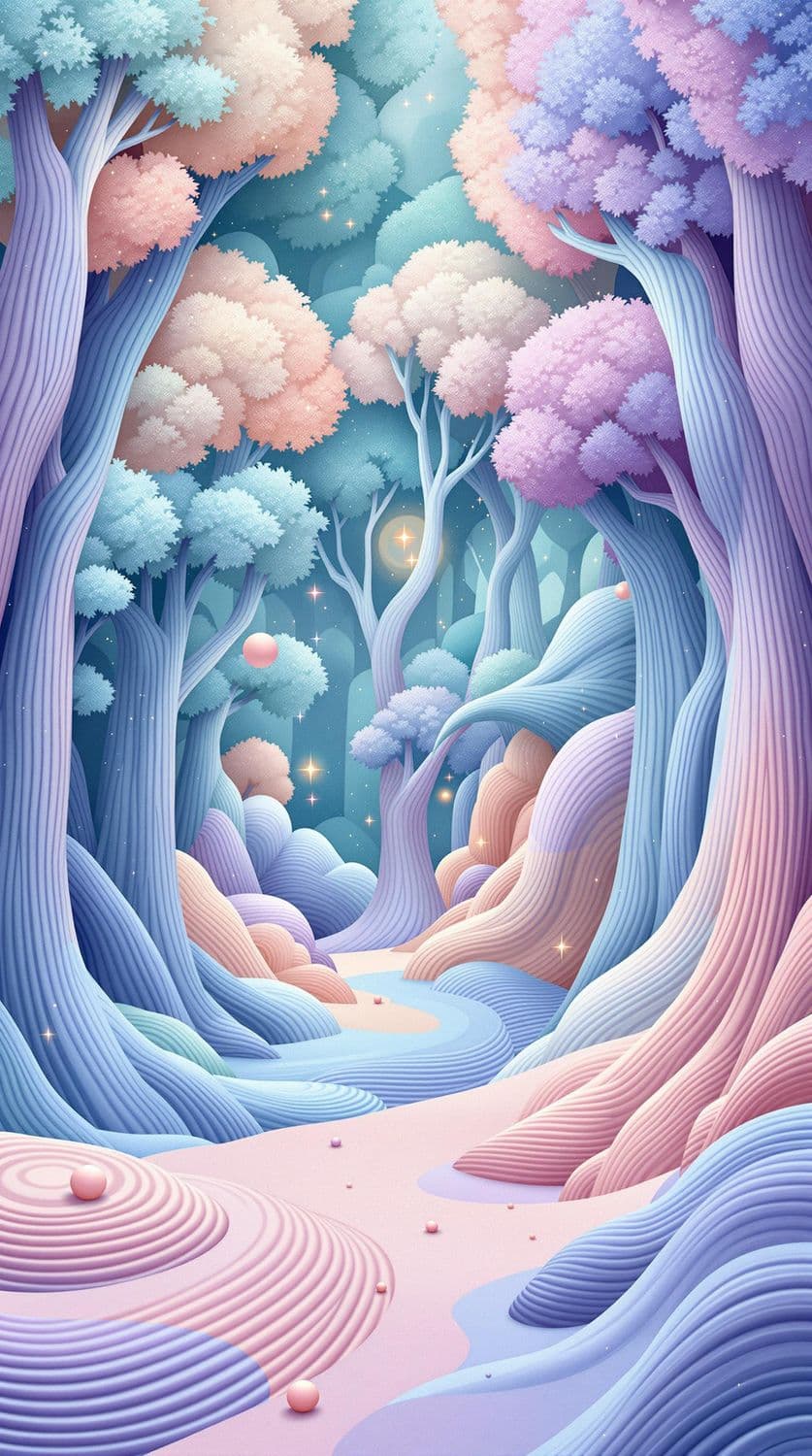 Ethereal Abstract Forest