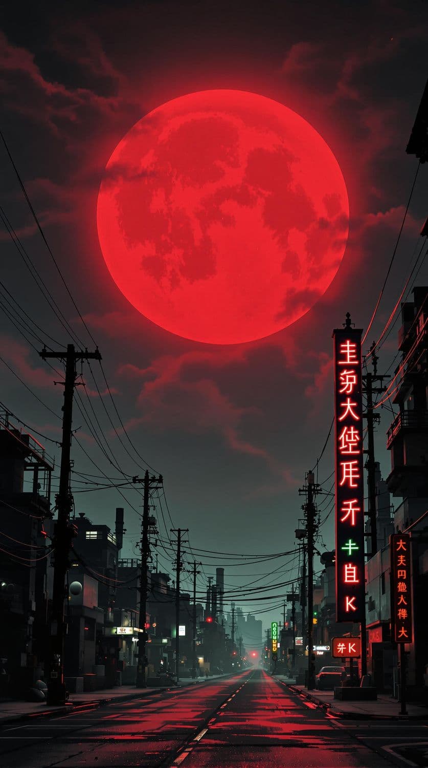 Crimson Industrial Night