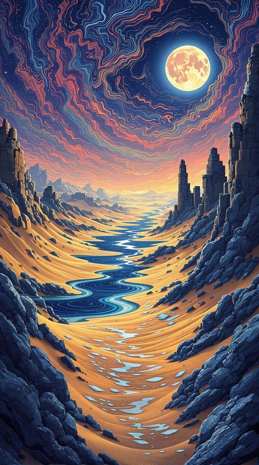 Mirage of the Ancient Sands