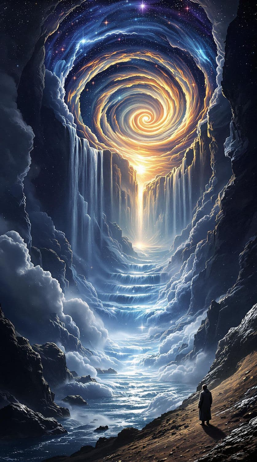 Celestial Waterfall Gateway