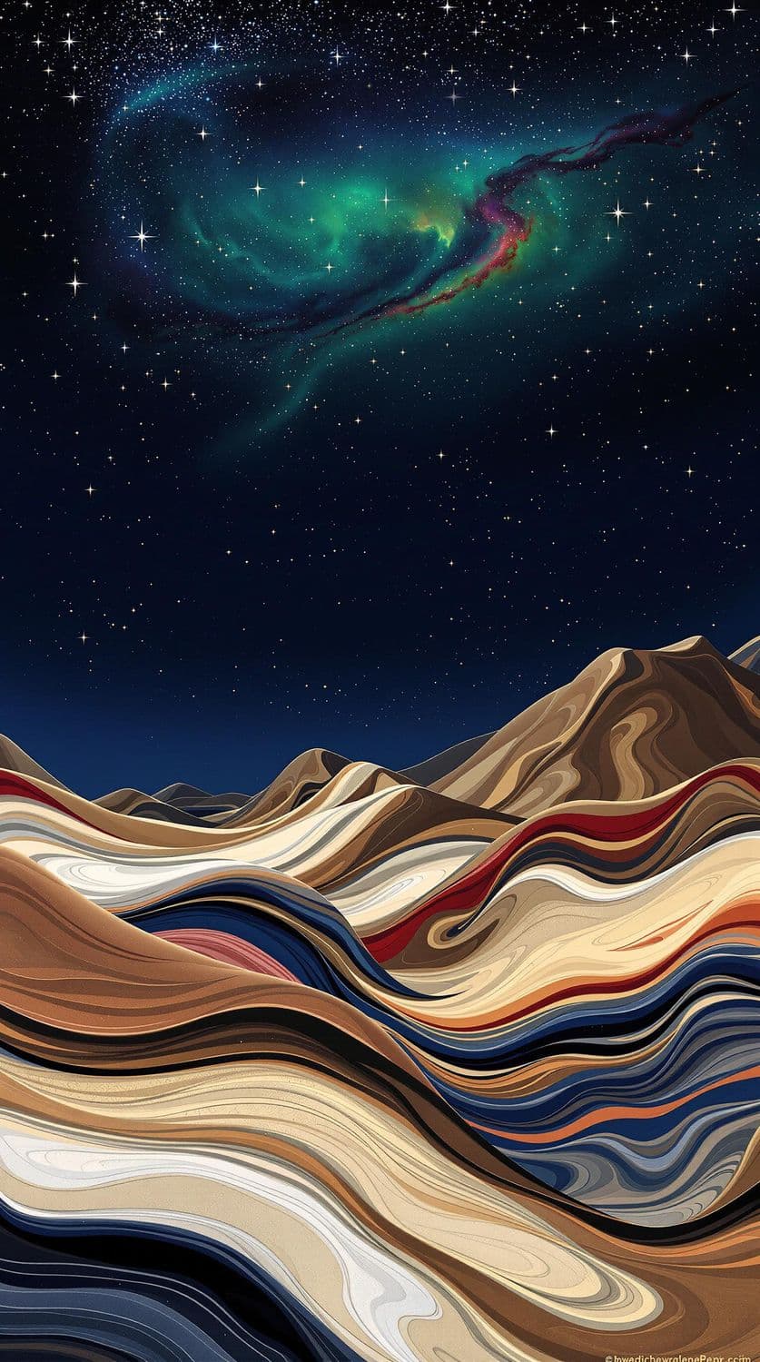 Desert Under Celestial Skies