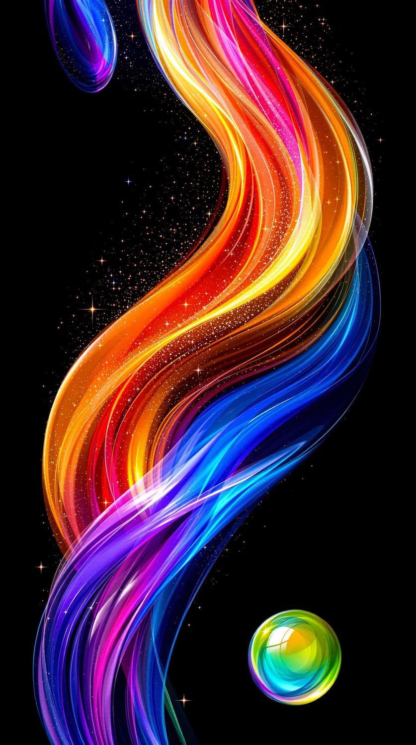 Swirling Radiant Streams