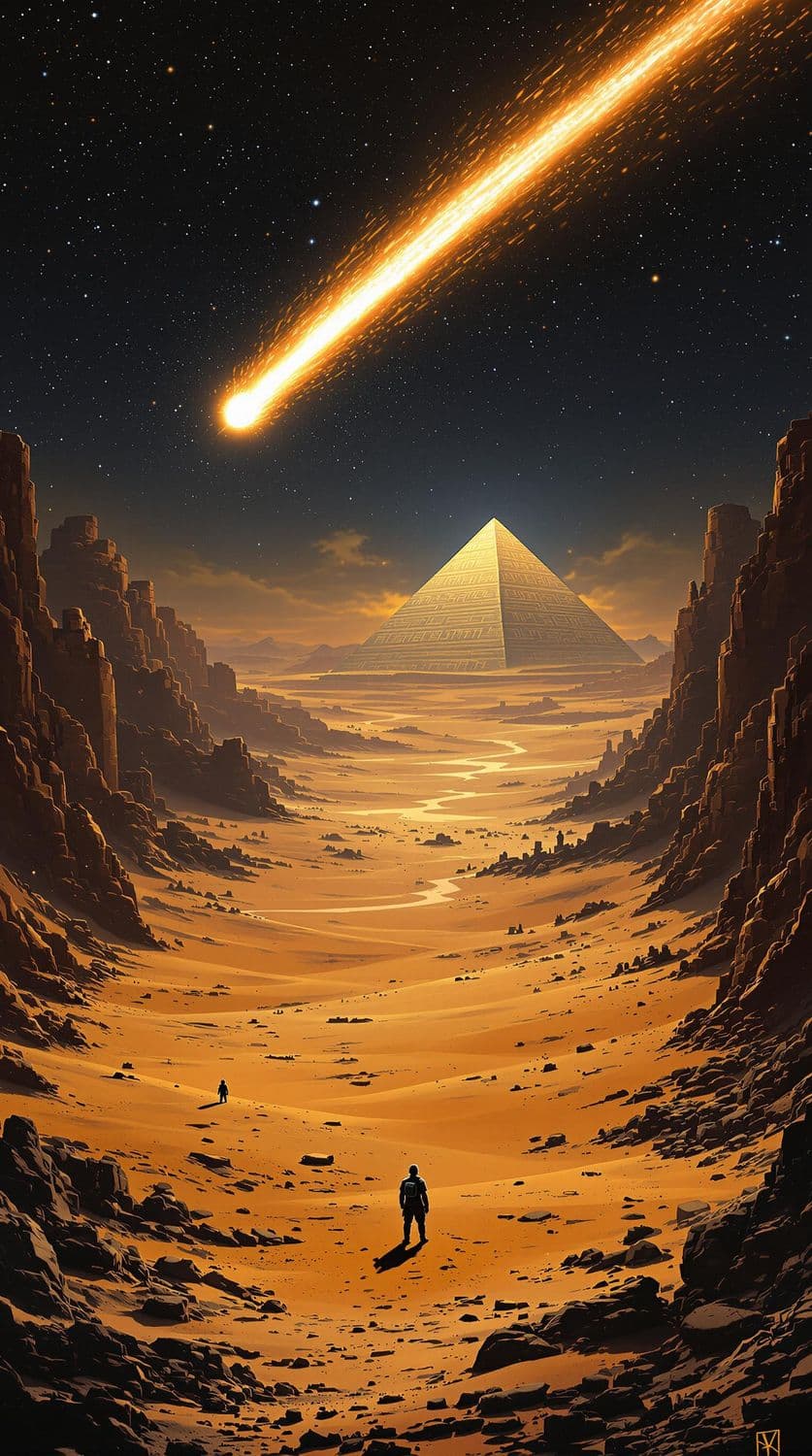 Desert of the Comet's Glow