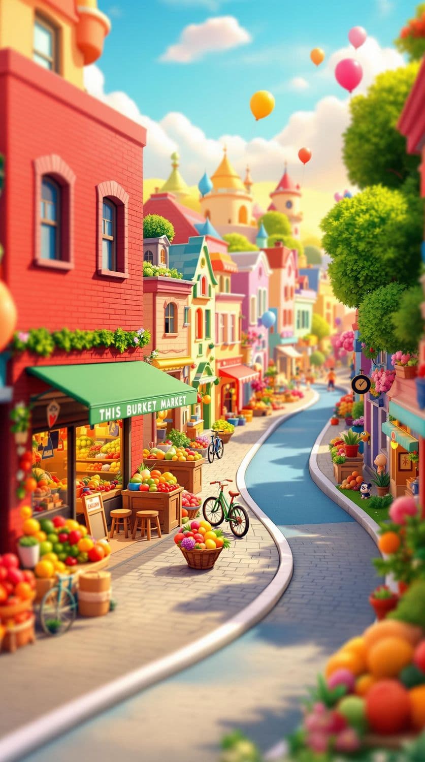 Whimsical Market Street