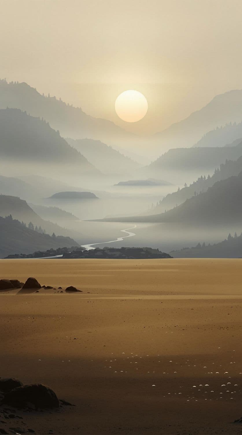 Misty Mountain Dawn