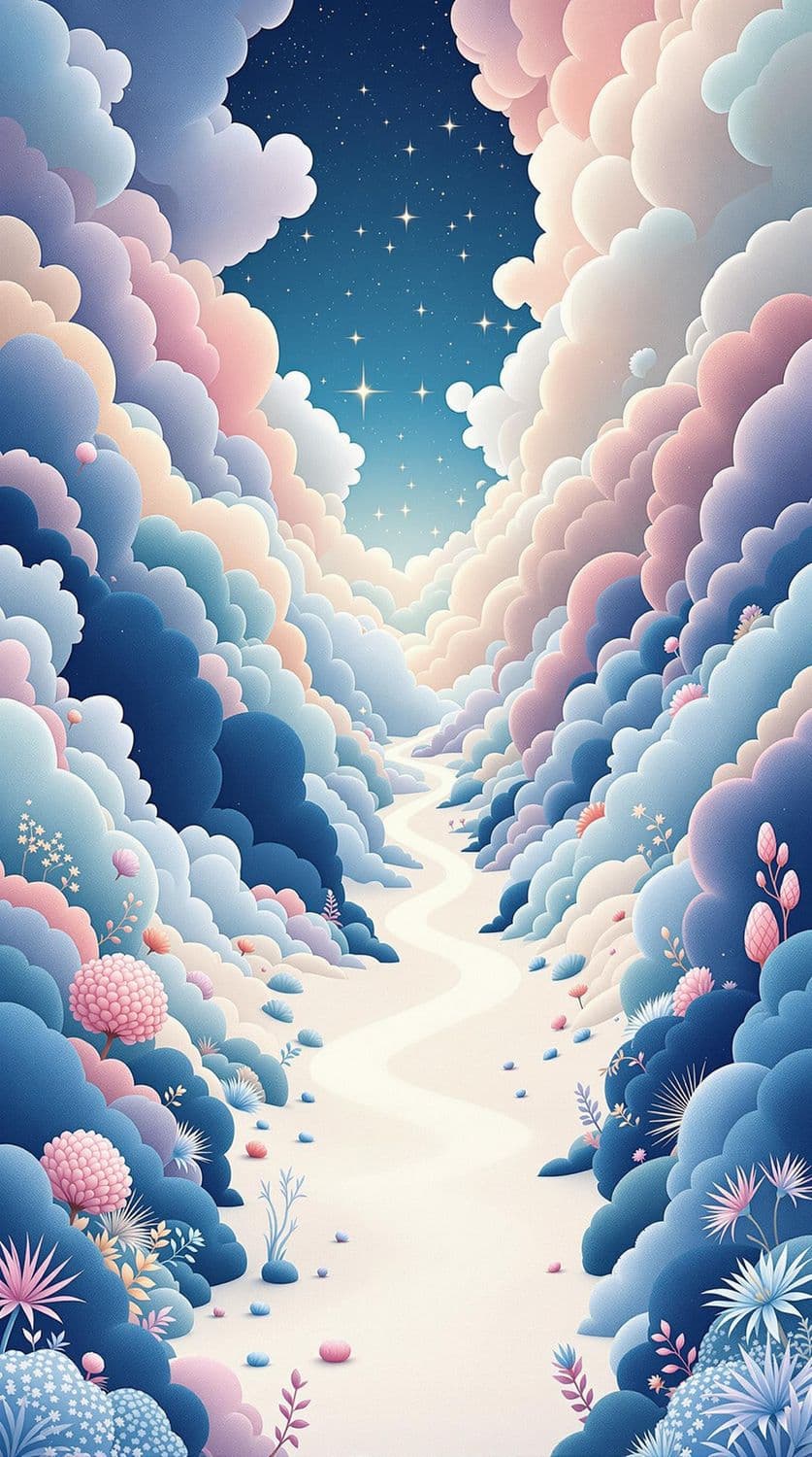 Rippling Waves and Fantastical Flora