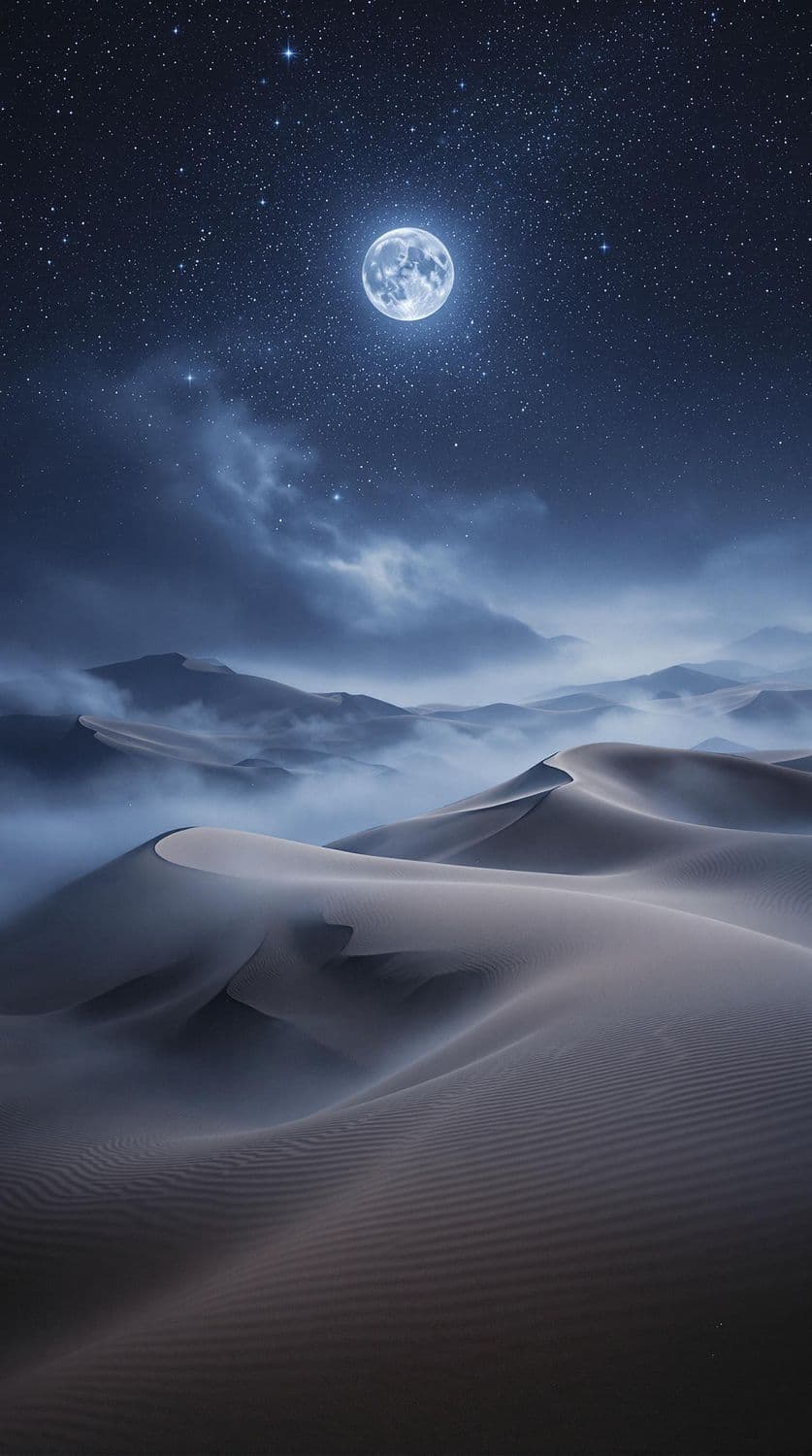 Desert Night Under the Stars