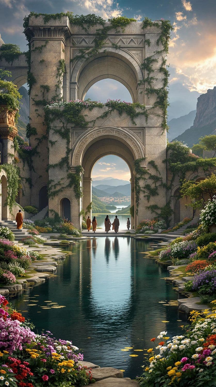 Mystical Stone Archways