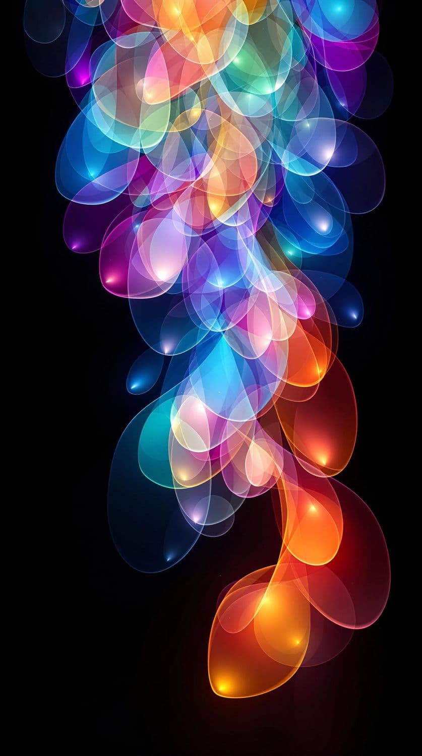 Translucent Petal Cascade