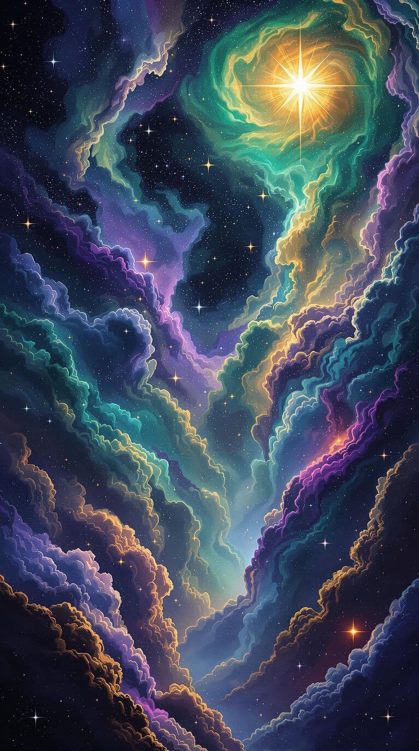 Ethereal Cosmic Dance