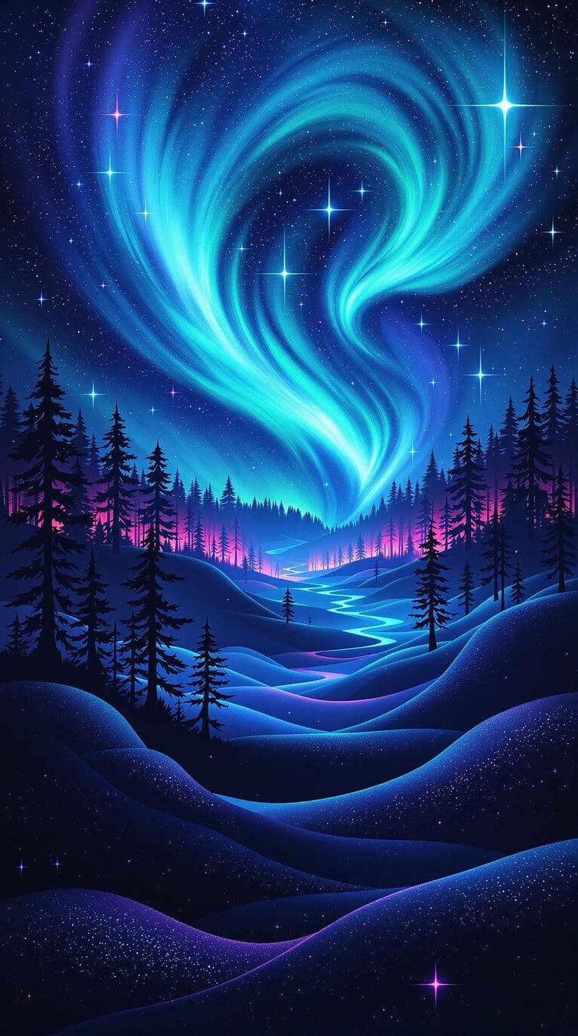 Galactic Forest Glow