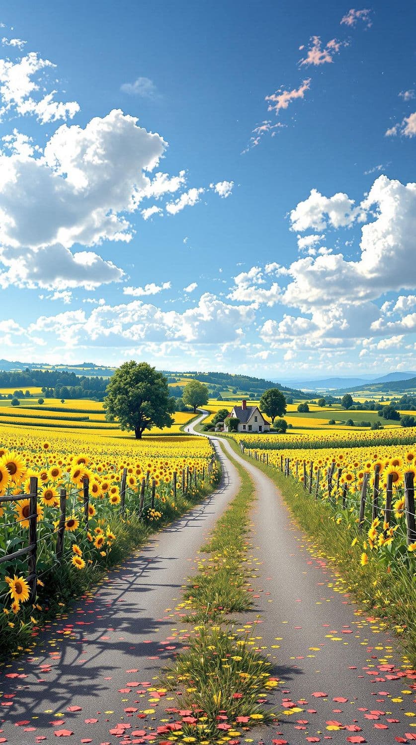 Provence Sunflower Fields