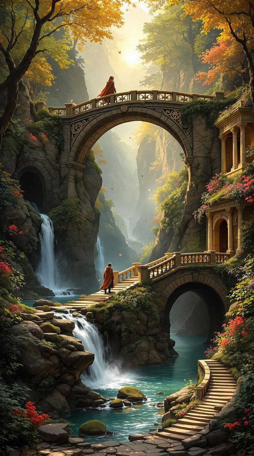 Golden Bridge in the Hidden Valley