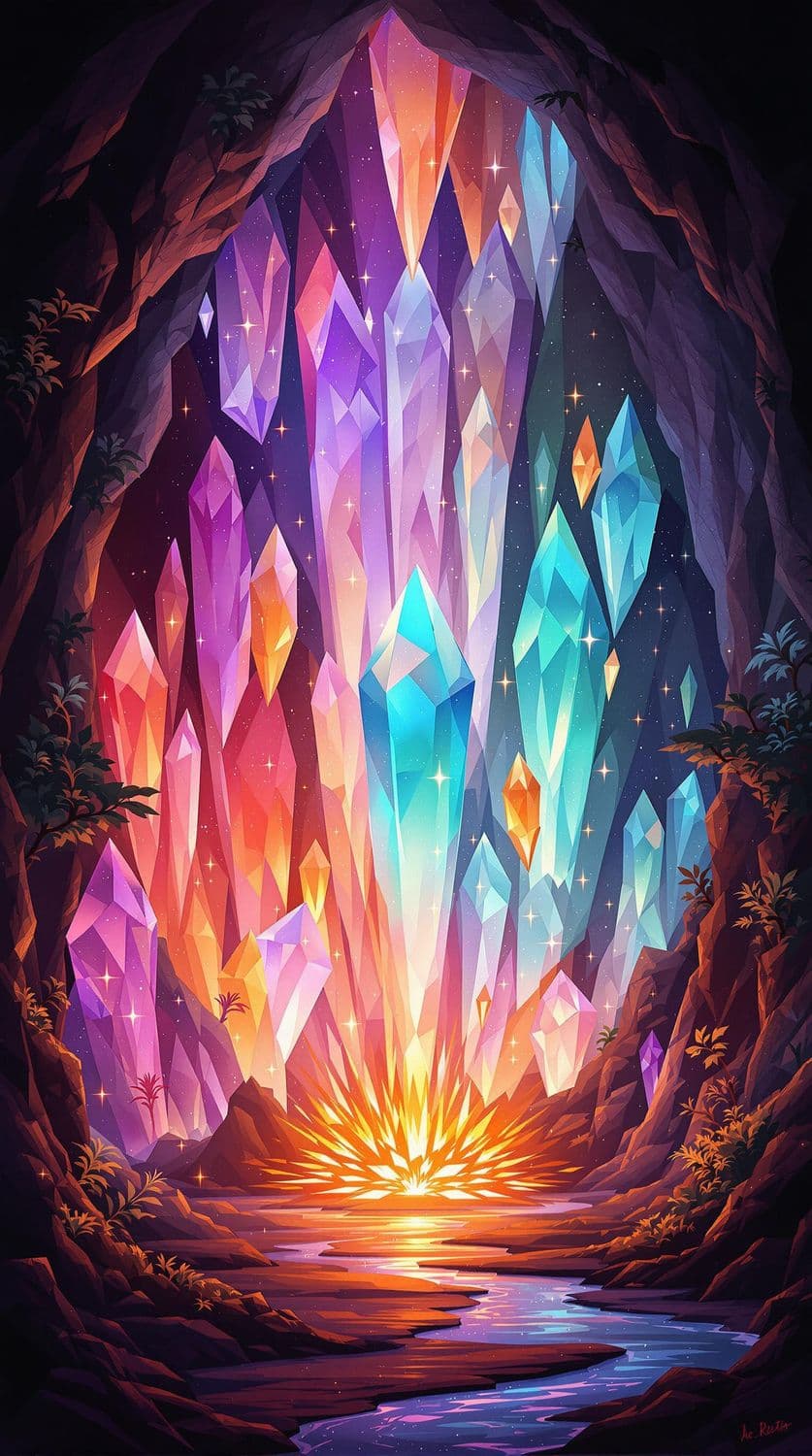 Ethereal Crystal Cavern