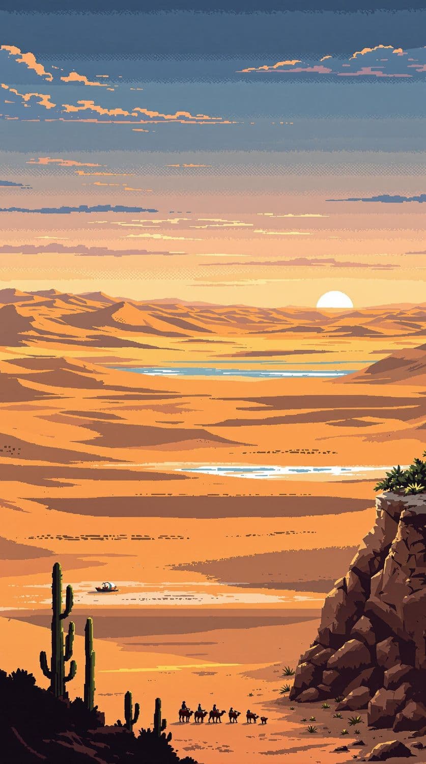 Desert Dawn Journey