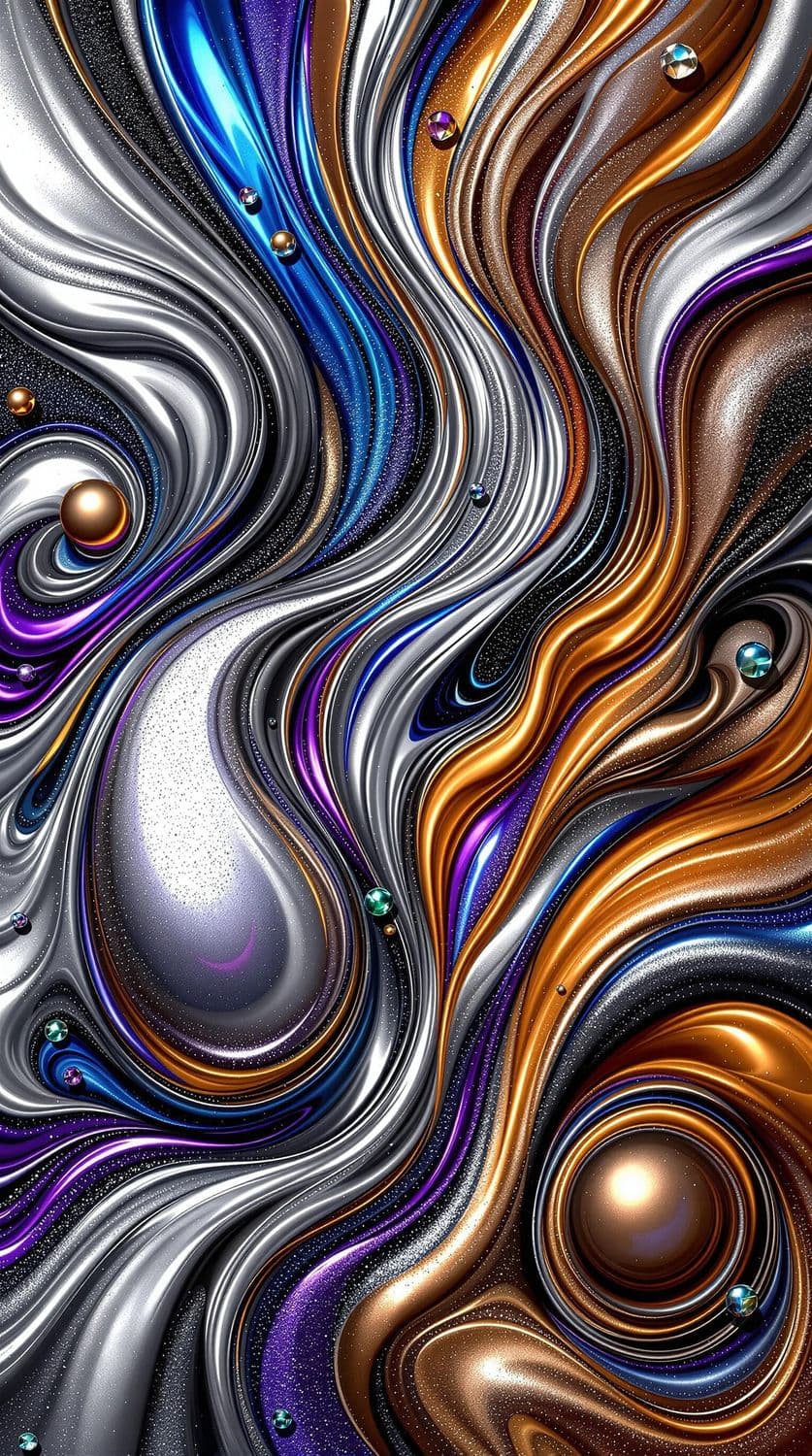 Chromatic Fluid Elegance