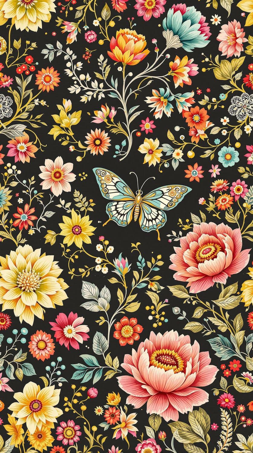 Whimsical Floral Dance