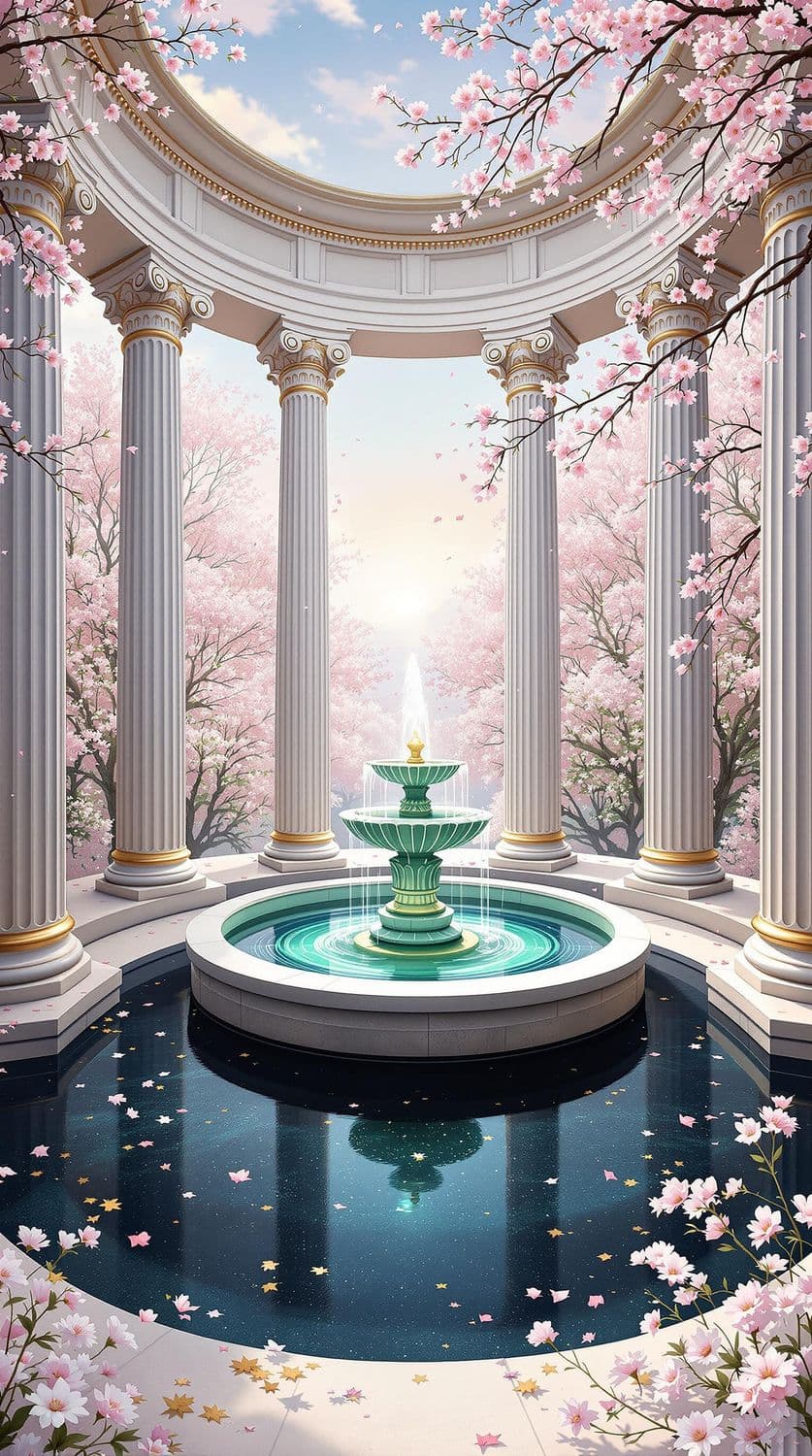 Ethereal Greek Temple