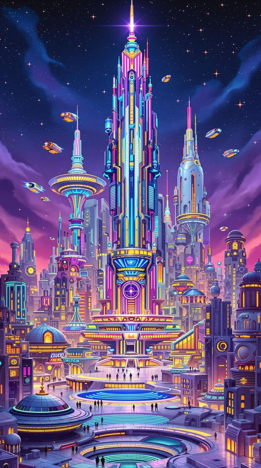 Neon Twilight Metropolis
