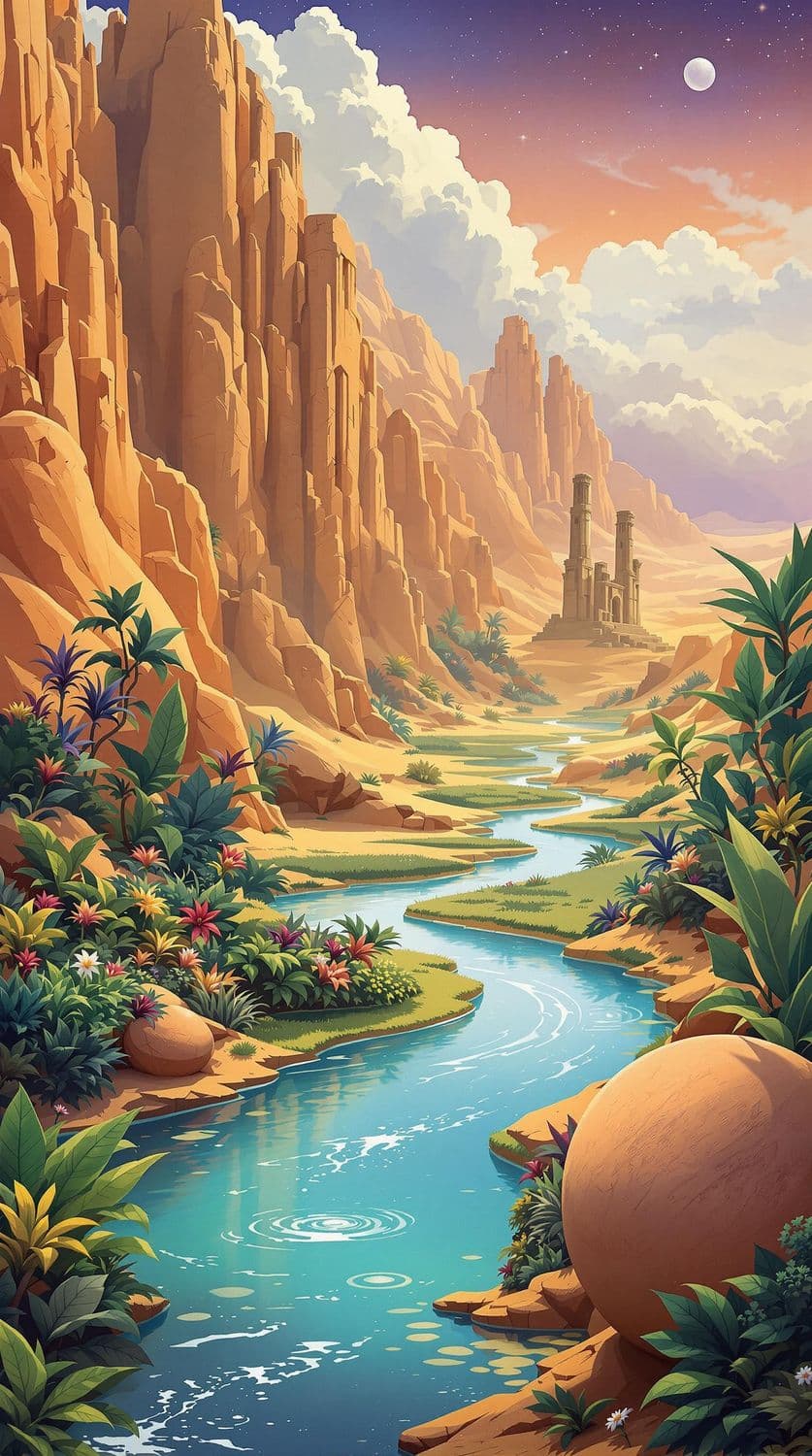 Desert Oasis Dreamscape