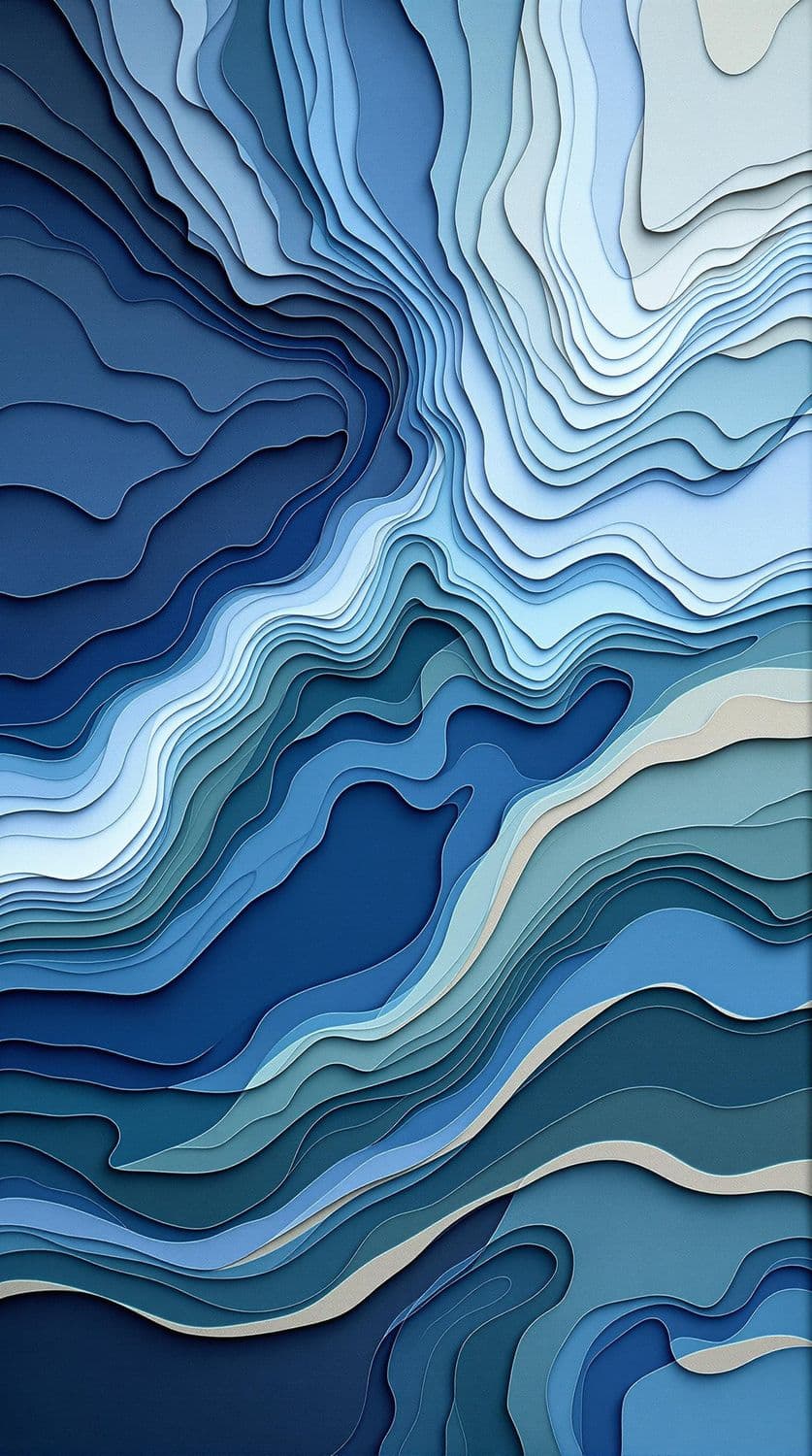 Topographical Contour Art