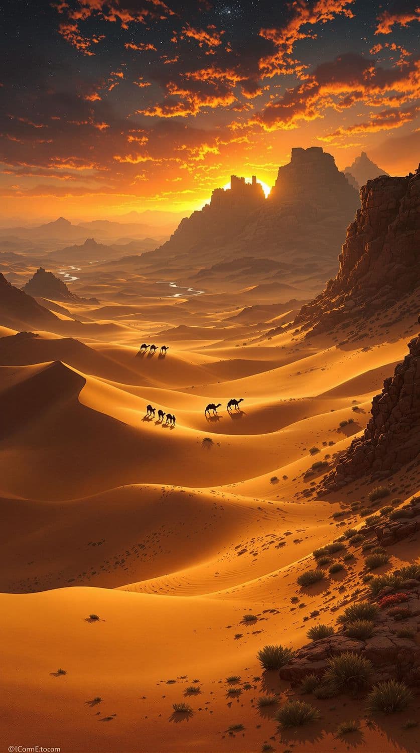Desert Majesty at Dusk