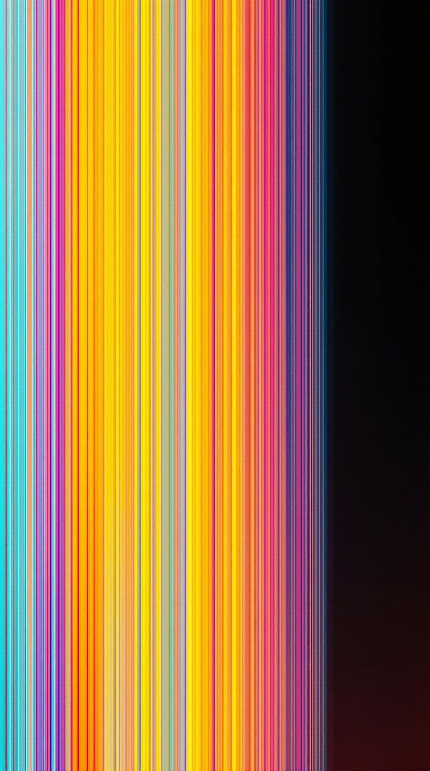 Vertical Cyan to Magenta Shift