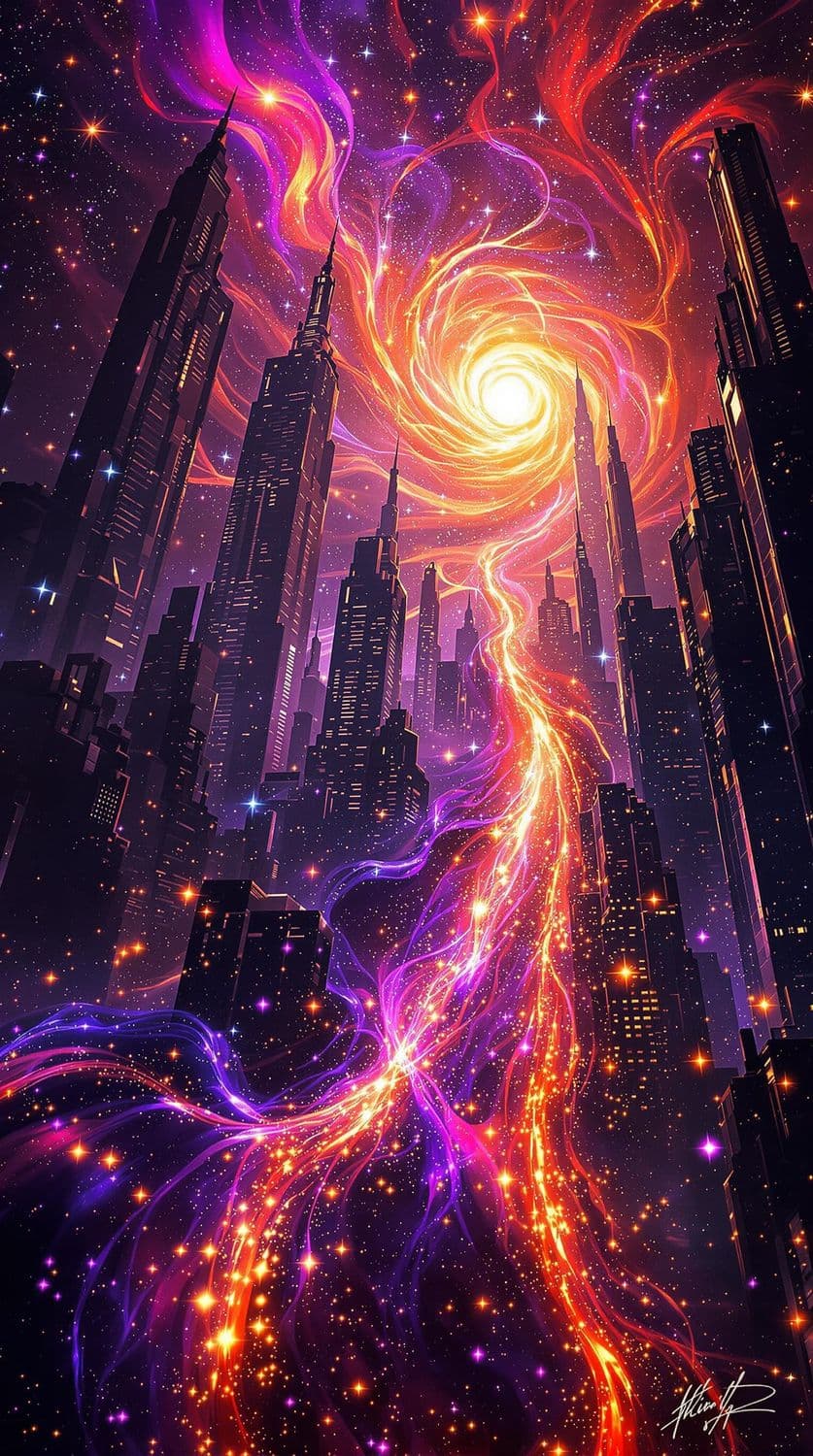 Skyline of the Cosmic Metropolis