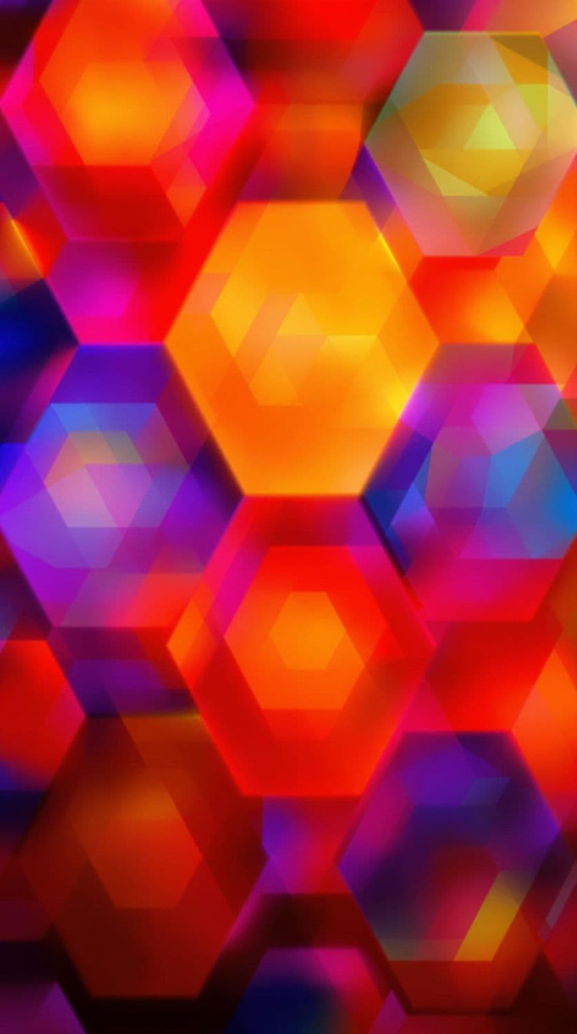 Glowing Hexagons