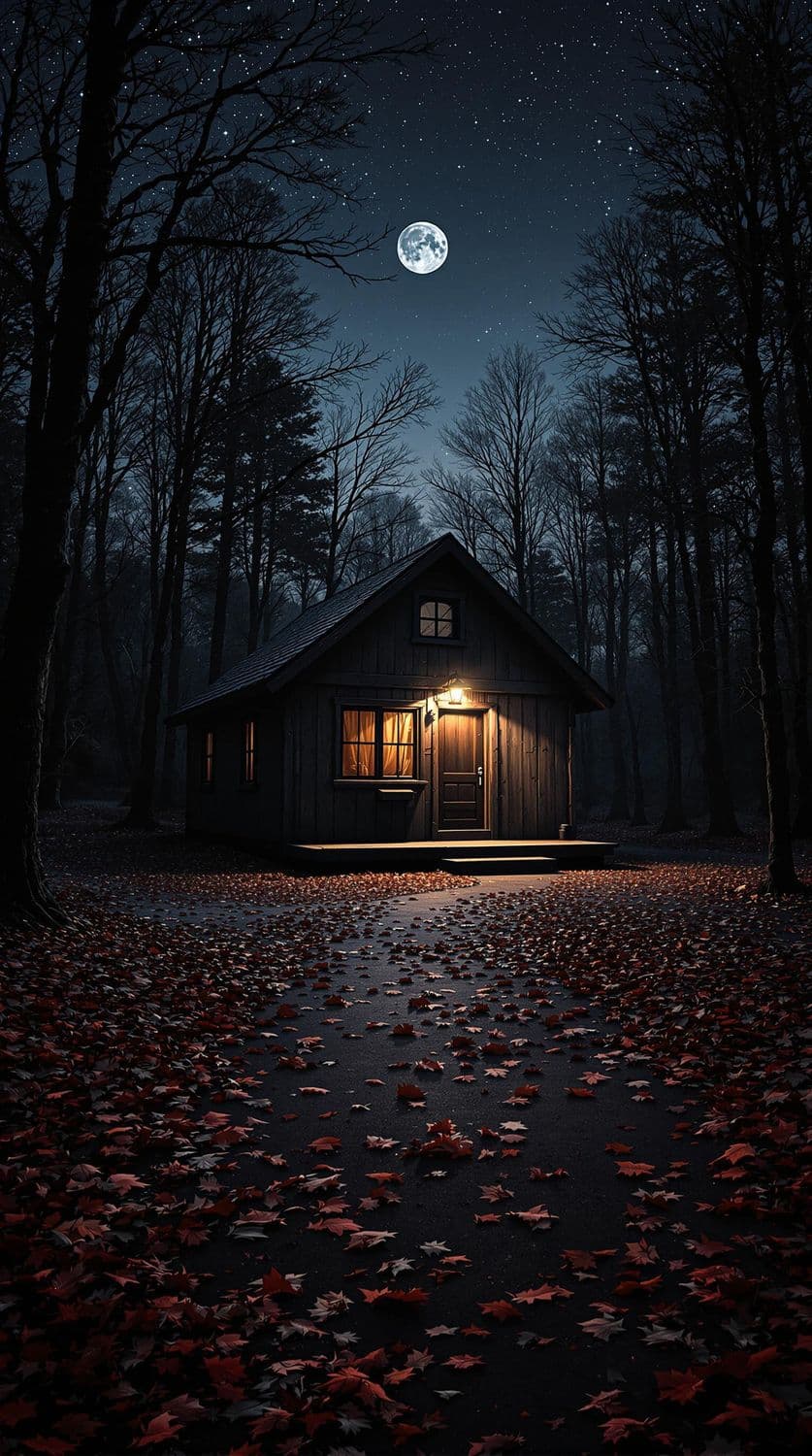 Moonlit Cabin Retreat